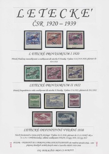CZECHOSLOVAK AIR MAIL STAMPS 1918-1939