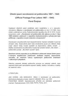 PORTFREIE AMTSBRIEFE 18671945